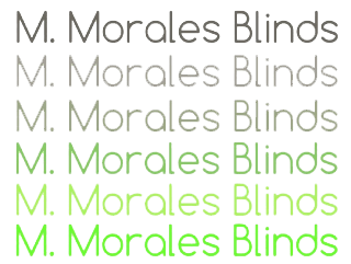 Cortinas - M. Morales Blinds - logo